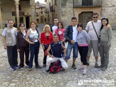 Hoces del Río Duratón - Conocer gente - amistad; canto cochino la pedriza